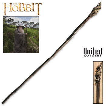 Hobbit Gandalf Staff with Display